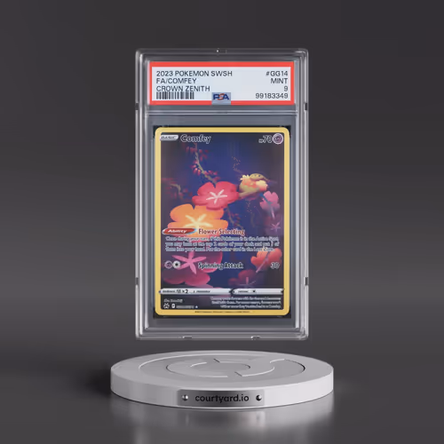 2023 Pokémon Sword and Shield Crown Zenith #GG14 Comfey - Full Art (PSA 9 MINT)