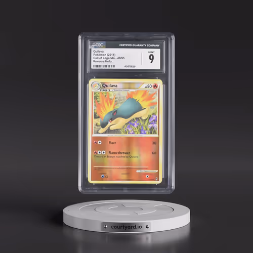 2011 Call of Legends #49/95 Quilava - Reverse Holo (CGC 9 MINT)