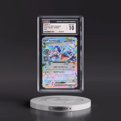 2024 Pokémon SV7-Stellar Miracle #019 Lapras EX - Holo (CGC 10 GEM MINT)