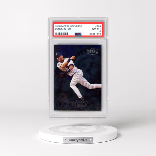 1998 Metal Universe #199 Derek Jeter (PSA 8 NM-MT)