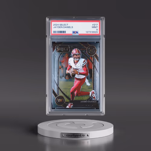 2024 Panini Select #217 Jayden Daniels (PSA 9 MINT)
