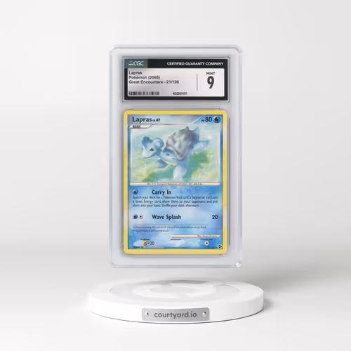 2008 Great Encounters #21/106 Lapras (CGC 9 MINT)