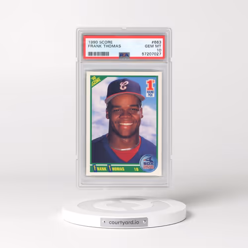 1990 Score #663 Frank Thomas (PSA 10 GEM MINT)