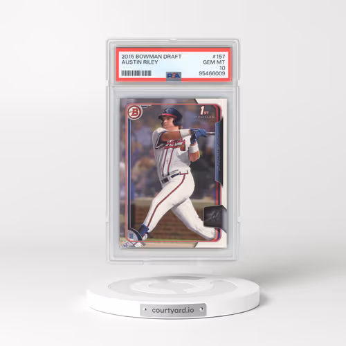 2015 Bowman Draft #157 Austin Riley (PSA 10 GEM MINT)
