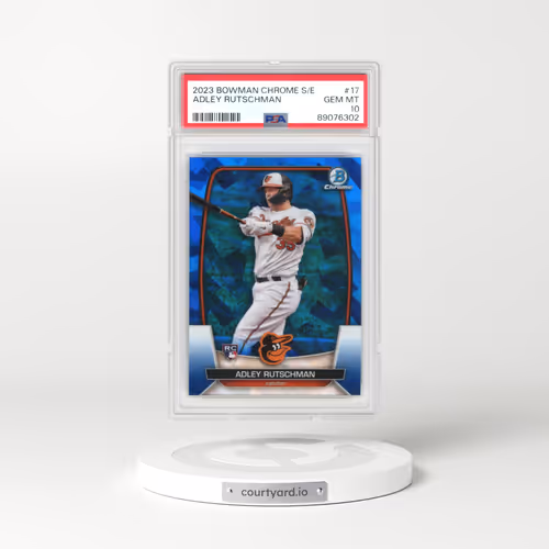 2023 Bowman Chrome Sapphire Edition #17 Adley Rutschman (PSA 10 GEM MINT)