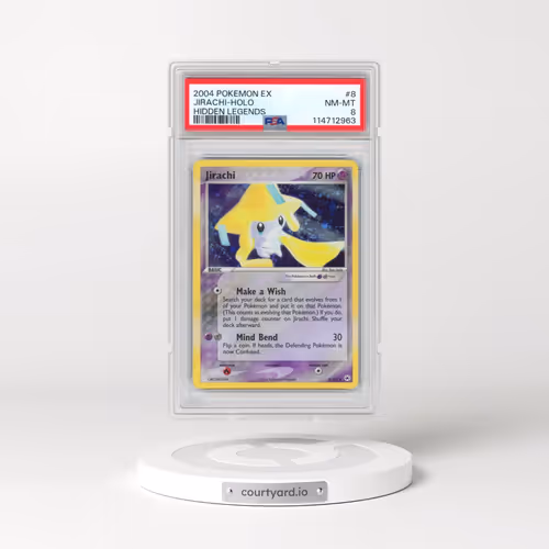2004 Pokémon EX Hidden Legends #8 Jirachi - Holo (PSA 8 NM-MT)