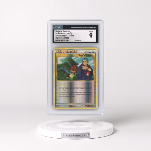 2010 Undaunted #77/90 Sage's Training - Reverse Holo (CGC 9 MINT)