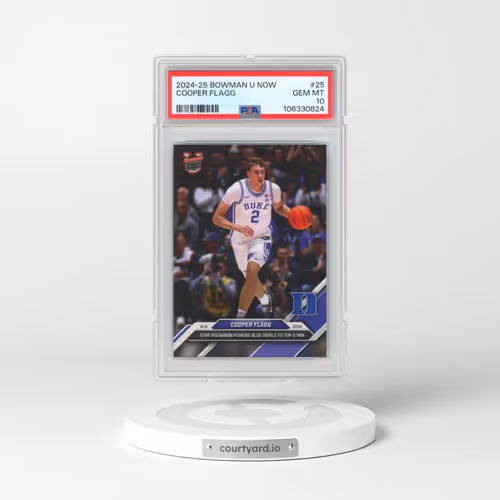 2024-25 Bowman U Now #25 Cooper Flagg (PSA 10 GEM MINT)