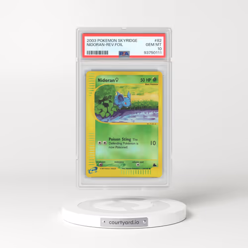 2003 Pokémon Skyridge #82 Nidoran - Reverse Foil (PSA 10 GEM MINT)