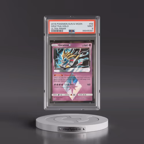 2018 Pokémon Sun & Moon Ultra Prism #58 Giratina - Holo (PSA 9 MINT)
