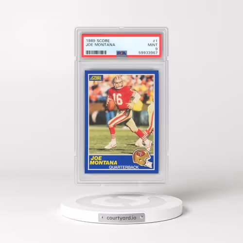 1989 Score #1 Joe Montana (PSA 9 MINT)