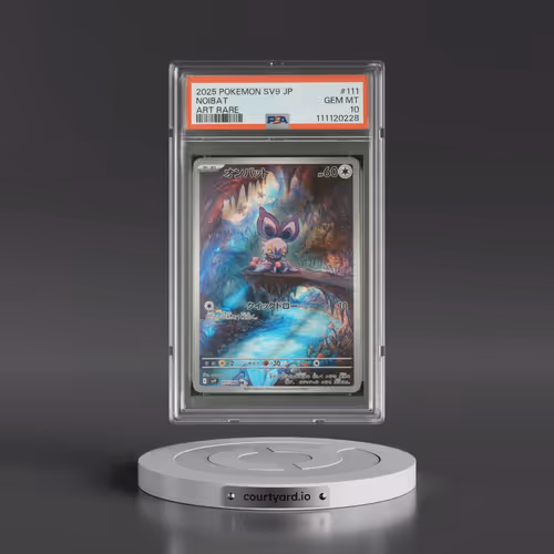 2025 Pokémon SV9-Battle Partners #111 Noibat - Art Rare (PSA 10 GEM MINT)