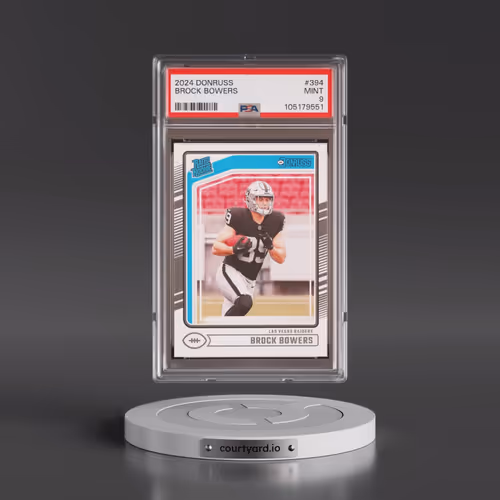 2024 Panini Donruss #394 Brock Bowers (PSA 9 MINT)