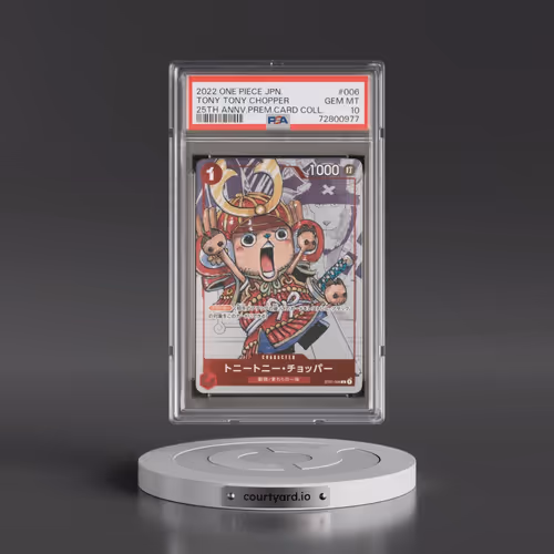 2022 One Piece Japanese 25th Anniversary Premium Card Collection #006 Tony Tony Chopper (PSA 10 GEM