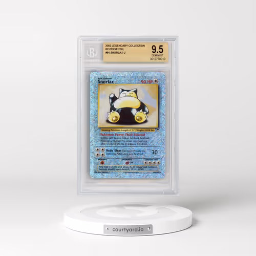 2002 Legendary Collection #64 Snorlax - Reverse Holo (BGS 9.5 GEM MINT)
