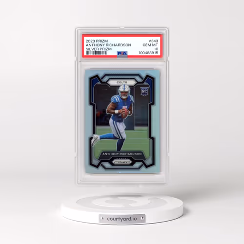 2023 Panini Prizm #343 Anthony Richardson - Silver Prizm (PSA 10 GEM MINT)
