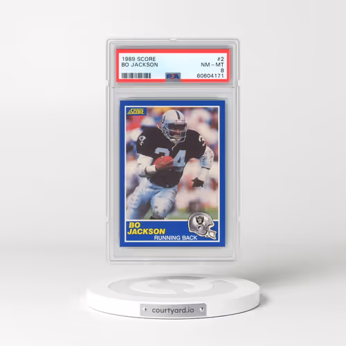 1989 Score #2 Bo Jackson (PSA 8 NM-MT)
