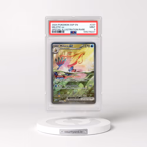2024 Pokémon Ssp EN-Surging Sparks #237 Milotic EX - Holo Special Illustration Rare (PSA 9 MINT)