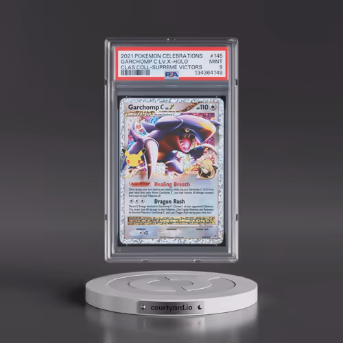 2021 Pokémon Celebrations Classic Collection #145 Garchomp C LV.X - Holo (PSA 9 MINT)