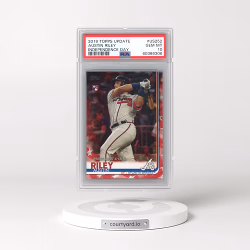 2019 Topps Update #US252 Austin Riley - Independence Day (PSA 10 GEM MINT)