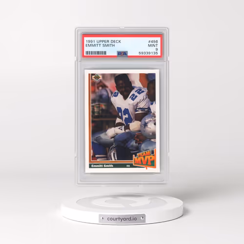1991 Upper Deck #456 Emmitt Smith (PSA 9 MINT)