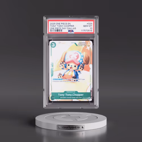 2025 One Piece Promos #029 Tony Tony Chopper - Official Event Exclusive (PSA 10 GEM MINT)