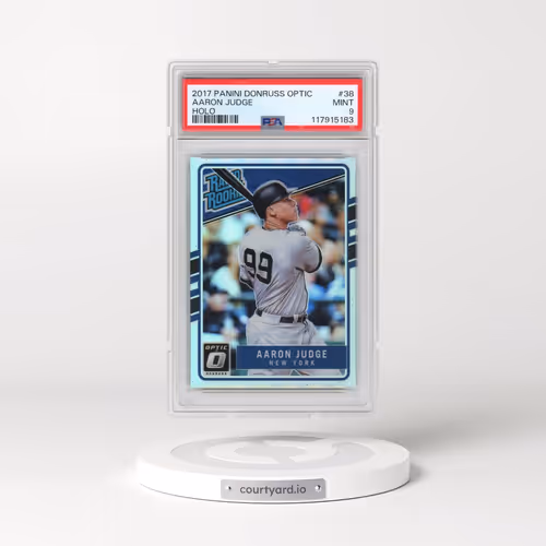 2017 Panini Donruss Optic #38 Aaron Judge - Holo (PSA 9 MINT)