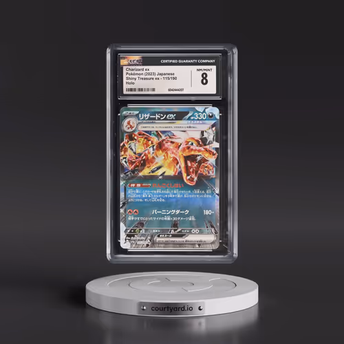 2023 Shiny Treasure ex #115/190 Charizard ex - Holo (CGC 8 NM-MT)