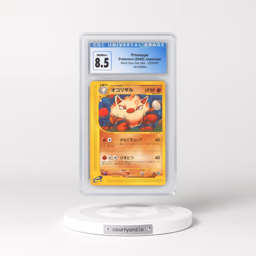 2002 Wind from the Sea #055/087 Primeape - 1st Edition (CGC 8.5 NM-MT+)