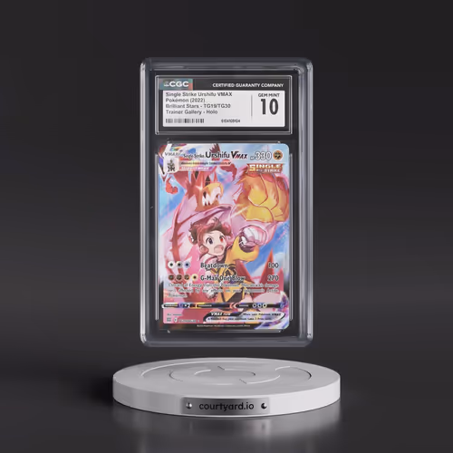 2022 Brilliant Stars #TG19/TG30 Single Strike Urshifu VMAX - Trainer Gallery Holo (CGC 10 GEM MINT)