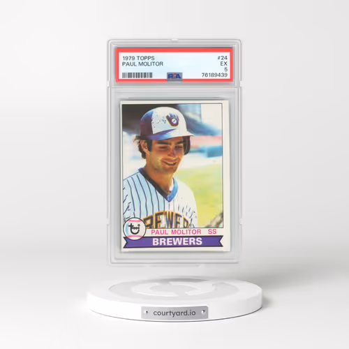 1979 Topps #24 Paul Molitor (PSA 5 EX)