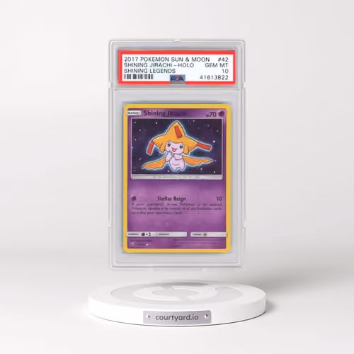 2017 POKEMON SUN & MOON SHINING LEGENDS #42 SHINING JIRACHI-HOLO SHINING LEGENDS
