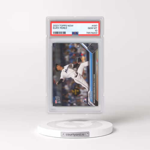 2023 Topps Now #497 Eury Perez (PSA 10 GEM MINT)