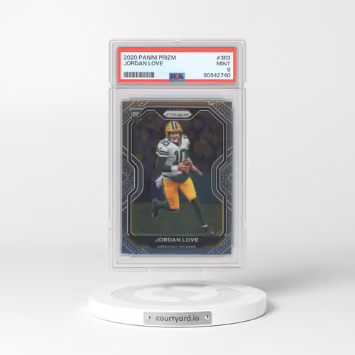 2020 Panini Prizm #363 Jordan Love (PSA 9 MINT)