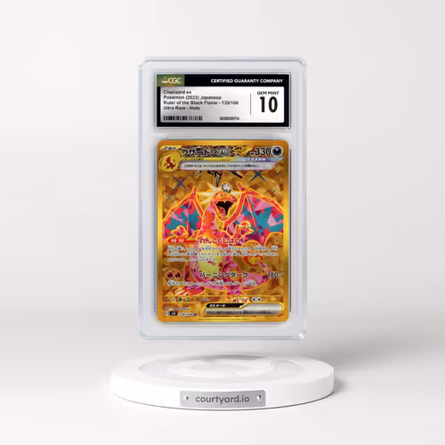 2023 Ruler of the Black Flame #139/108 Charizard ex - Ultra Rare (CGC 10 GEM MINT)