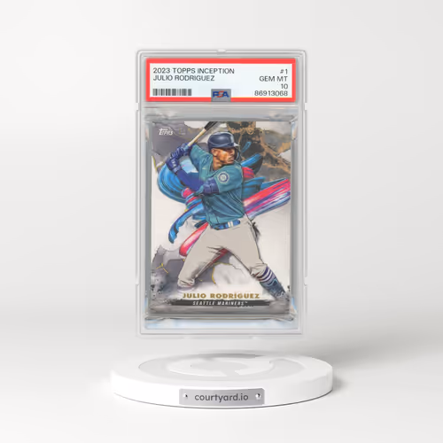 2023 Topps Inception #1 Julio Rodriguez (PSA 10 GEM MINT)
