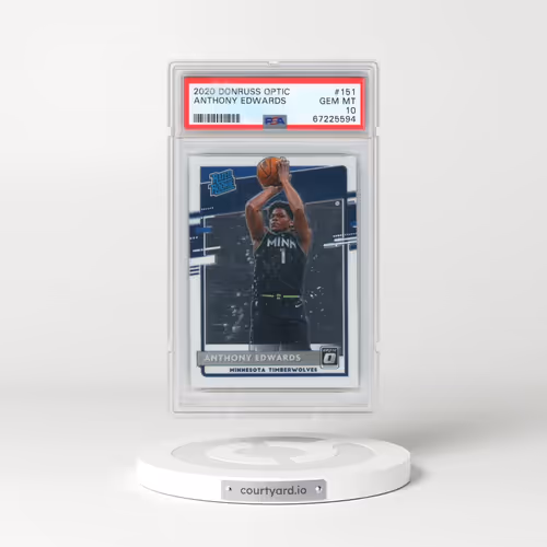 2020 Panini Donruss Optic #151 Anthony Edwards (PSA 10 GEM MINT)