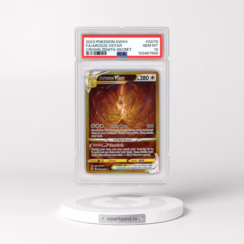 2023 Pokémon Sword and Shield Crown Zenith #GG70 Arceus Vstar - Full Art Secret (PSA 10 GEM MINT)