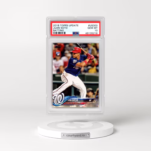 2018 Topps Update #US300 Juan Soto - Batting (PSA 10 GEM MINT)