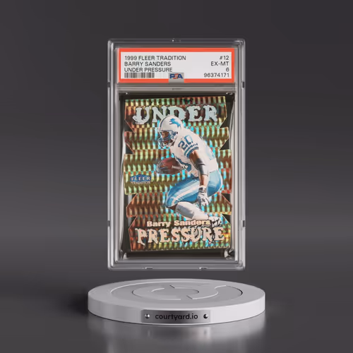 1999 Fleer Tradition Under Pressure #12 Barry Sanders (PSA 6 EX-MT)