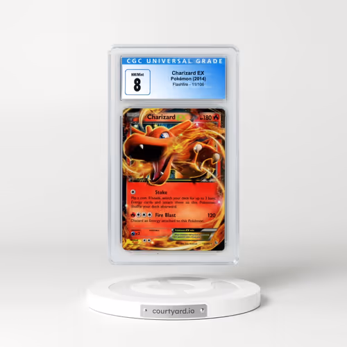 2014 Flashfire #11/106 Charizard EX - Holo (CGC 8 NM-MT)