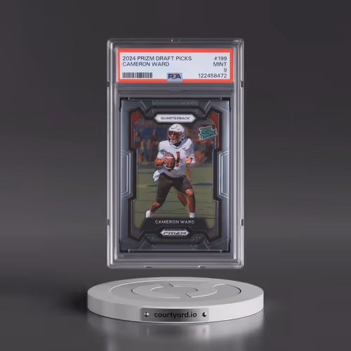 2024 Panini Prizm Draft Picks #199 Cameron Ward (PSA 9 MINT)