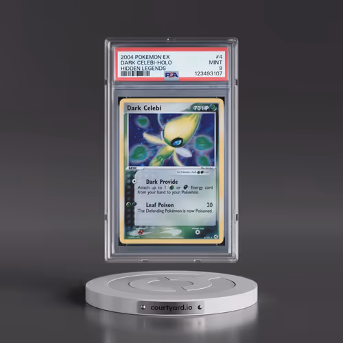 2004 Pokémon EX Hidden Legends #4 Dark Celebi - Holo (PSA 9 MINT)