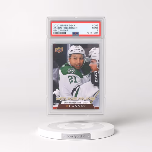 2020 Upper Deck UD Canvas #C92 Jason Robertson (PSA 9 MINT)