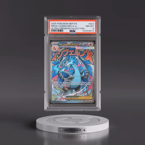 2025 Pokémon Mep EN-Me Black Star Promo #023 Mega Charizard X EX - Holo Mega Charizard X EX Ultra-Pr