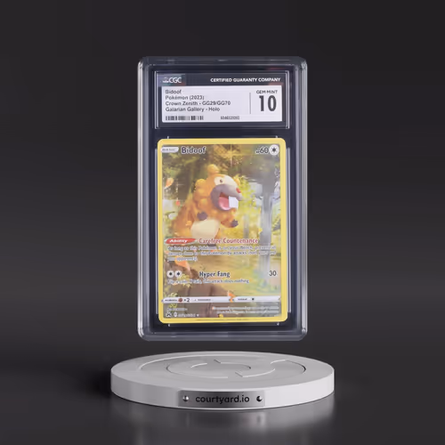 2023 Crown Zenith #GG29/GG70 Bidoof - Galarian Gallery Holo (CGC 10 GEM MINT)