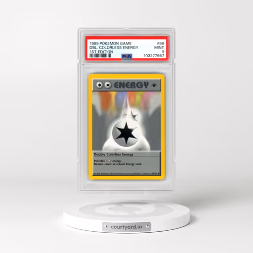 1999 Pokémon Game #96 Double Colorless Energy - 1st Edition (PSA 9 MINT)