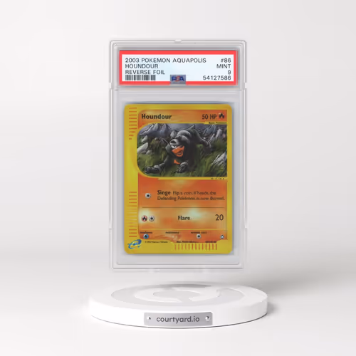 2003 Pokémon Aquapolis #86 Houndour - Reverse Foil (PSA 9 MINT)