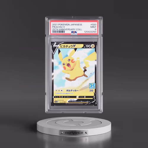 2021 Pokémon 25th Anniversary Collection #020 Pikachu V - Holo (PSA 9 MINT)