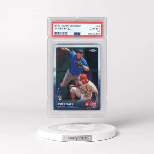 2015 Topps Chrome #89 Javier Baez (PSA 10 GEM MINT)